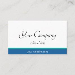 Beruflicher Blauer Mindestwert Visitenkarte