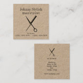 Beruflicher Blick der modernen Eleganz Quadratische Visitenkarte (Vorne/Hinten)