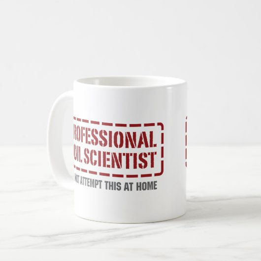 Beruflicher Boden-Wissenschaftler Kaffeetasse (Vorderseite Links)
