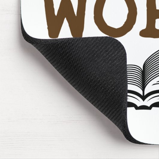 Beruflicher Bookworm Avialer Buchleser Mousepad (Ecke)