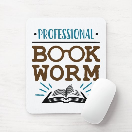 Beruflicher Bookworm Avialer Buchleser Mousepad (Mit Mouse)