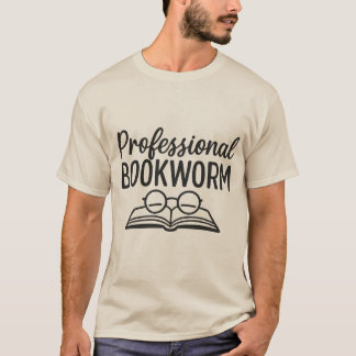 Beruflicher Bookworm - Fun Book Lover T - Shirt De