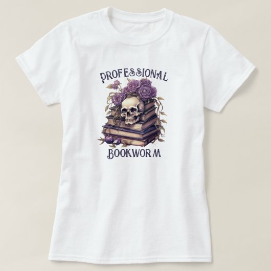 Beruflicher Bookworm T-Shirt (Design vorne)