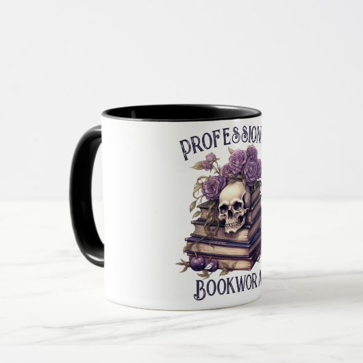 Beruflicher Bookworm Tasse (Vorderseite Links)