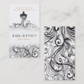 Beruflicher Braut-Stylist-Hochzeits-Kleidersalon Visitenkarte (Vorne/Hinten)