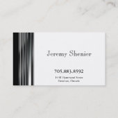 Beruflicher Buchhalter-einfache Visitenkarte (Rückseite)