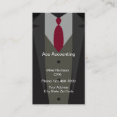 Beruflicher Buchhalter-Entwurf Visitenkarte (Vorderseite)