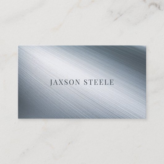 Beruflicher Bürstenstahl Visitenkarte (Vorderseite)