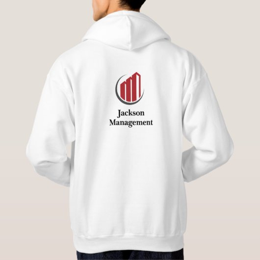 Beruflicher Business-T - Shirt mit Ihrem Logo (Rückseite)