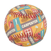 Beruflicher Carpenter Iconic Baseball (Rückseite)