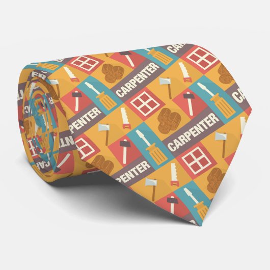 Beruflicher Carpenter Iconic Krawatte (Gerollt)
