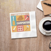 Beruflicher Carpenter Iconic Serviette