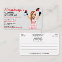 Beruflicher Cartoon Reinigung/Janitorial