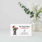 Beruflicher Cartoon Visitenkarte (Stehend Vorderseite)