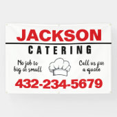 Beruflicher Catering Banner (Horizontal)