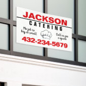 Beruflicher Catering Banner (Äußeres Gebäude)