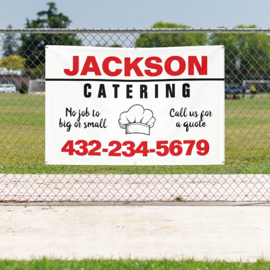 Beruflicher Catering Banner (InSitu)