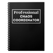 Beruflicher Chaos-Koordinator Notizblock (Vorderseite)