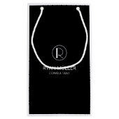 Beruflicher Chic-elegantes schlichtes und Kleine Geschenktüte (Rückseite)