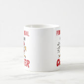 Beruflicher Chicken Chaser Hühner Bauer Kaffeetasse (Mittel)
