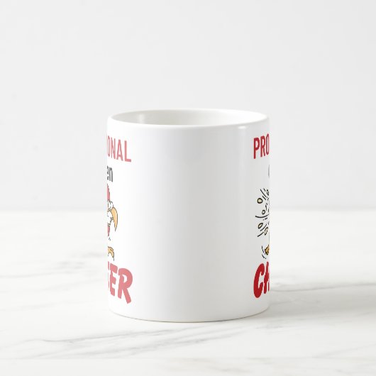 Beruflicher Chicken Chaser Hühner Bauer Kaffeetasse (Mittel)
