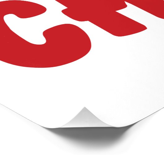 Beruflicher Chicken Chaser Hühner Bauer Poster (Ecke)