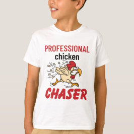 Beruflicher Chicken Chaser Hühner Bauer T-Shirt