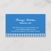 Beruflicher Chief Catering Food Service Visitenkarte (Rückseite)