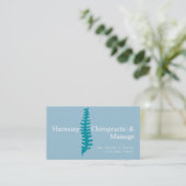 Beruflicher Chiropraktiker Visitenkarte (Stehend Vorderseite)