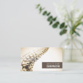 Beruflicher Chiropraktor und Gesundheit Visitenkarte (Stehend Vorderseite)