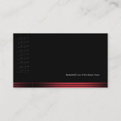 Beruflicher Coach | American Football Sport Visitenkarte (Rückseite)