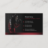 Beruflicher Coach | American Football Sport Visitenkarte (Vorderseite)