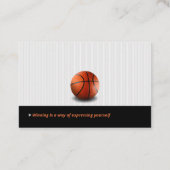 Beruflicher Coach | Basketball Master Sport Visitenkarte (Rückseite)