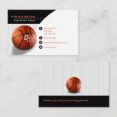 Beruflicher Coach | Basketball Master Sport Visitenkarte (Vorne/Hinten)