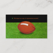 Beruflicher Coach | Rugby Master Sport Visitenkarte (Rückseite)