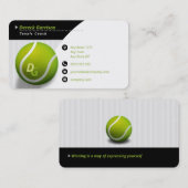 Beruflicher Coach | Tennismeister Sport Visitenkarte (Vorne/Hinten)