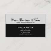 beruflicher Code des Damastes QR Visitenkarte (Rückseite)