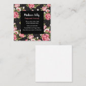 Beruflicher Concierge Quadratische Visitenkarte (Vorne/Hinten)