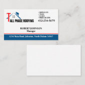 Beruflicher Dachservice Visitenkarte (Vorne/Hinten)