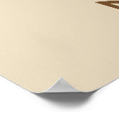 Beruflicher Dart Player, Text bearbeiten Poster (Ecke)