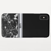 Beruflicher das Monogramm-Entwurf der Männer Case-Mate iPhone Hülle (Rückseite (Horizontal))