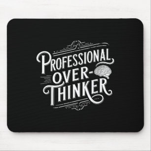 Beruflicher Denker, Angst, psychische Gesundheit Mousepad