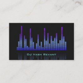 Beruflicher DJ-Musik-Entzerrer Visitenkarte