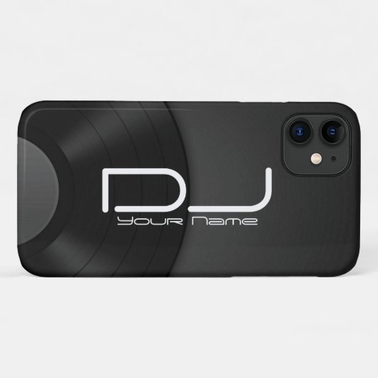 Beruflicher DJ Vinyl Case-Mate iPhone Hülle (Rückseite (Horizontal))