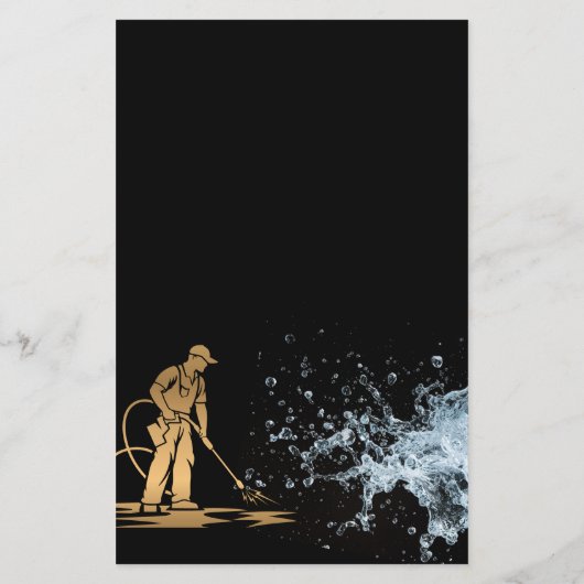 Beruflicher Druck Power waschen Flyer (Hinten)