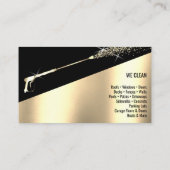 Beruflicher Druck Power waschen sauber Visitenkarte (Rückseite)
