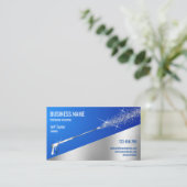 Beruflicher Druck Power waschen sauber Visitenkarte (Stehend Vorderseite)