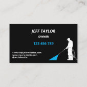 Beruflicher Druck Power waschen Visitenkarte (Rückseite)