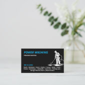 Beruflicher Druck Power waschen Visitenkarte (Stehend Vorderseite)