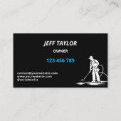 Beruflicher Druck Power waschen Visitenkarte (Rückseite)